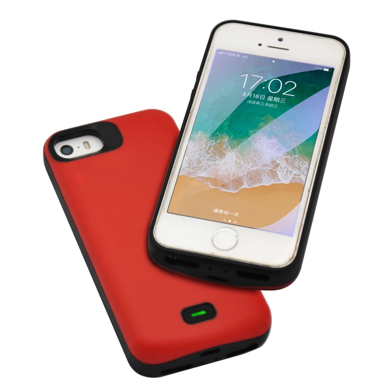 Тонкие Чехлы для зарядки аккумуляторов ZKFYS 4000 мАч iPhone 5 5S SE 2018 чехол аккумулятора