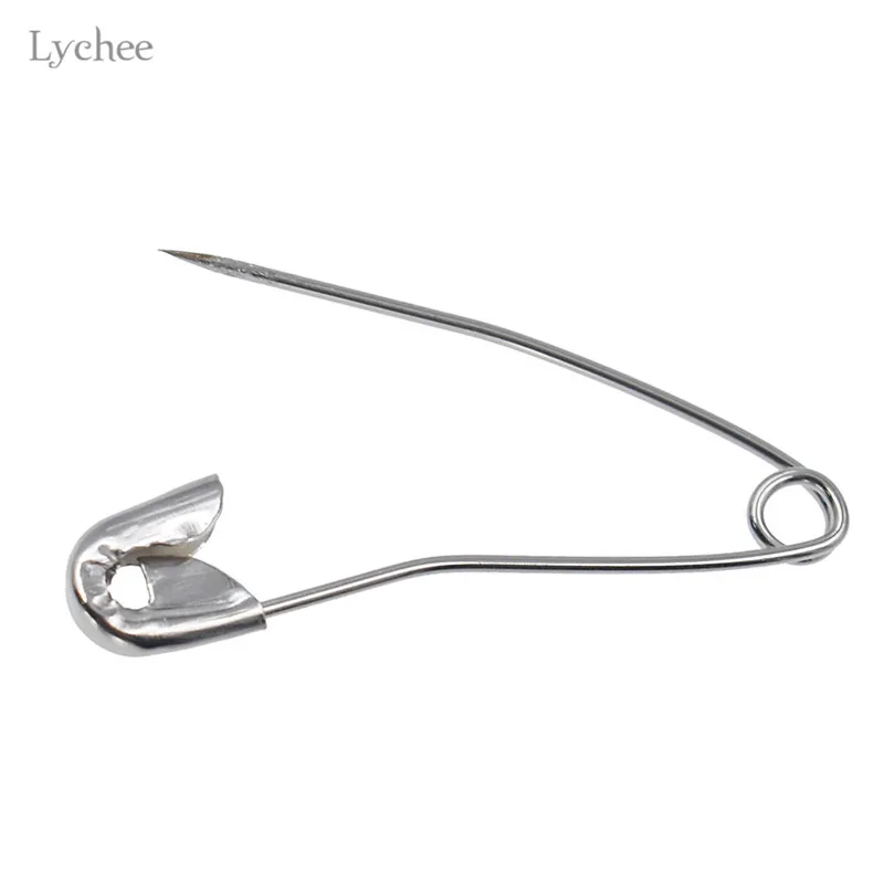 Lychee Life 100 шт. изогнутые булавки из нержавеющей стали швейные принадлежности для