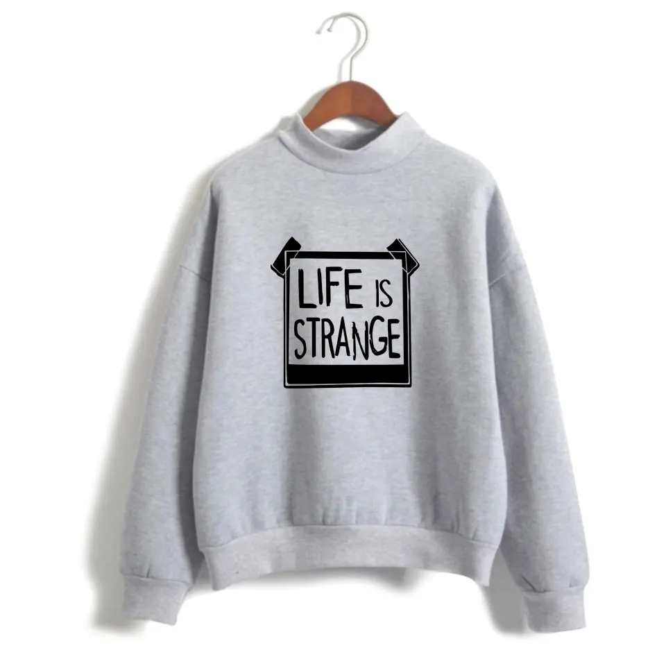 Life is stranna свитшоты Новое поступление толстовки с длинным рукавом хип-хоп флисовый