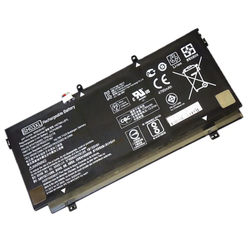 7xinbox 11 55 V 57.9Wh 5020mAh оригинальный SH03XL Аккумулятор для HP Spectre x360 13 AC033DX 859356 855 _