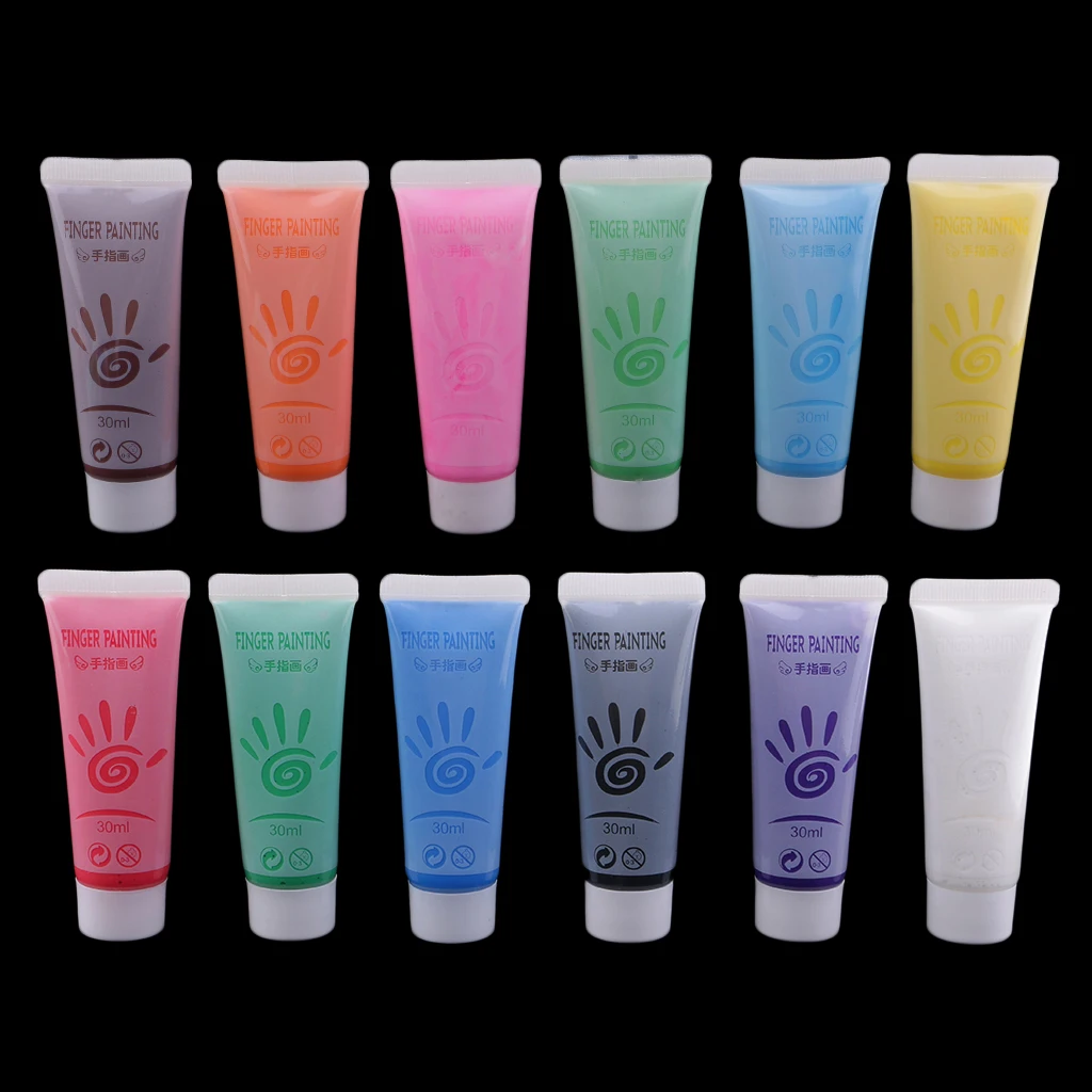12 шт. Детский набор для рисования пальцами|Юный художник| |