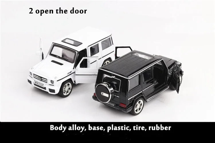 1/24 Mercedes G65 AMG игрушечные машинки модель автомобиля со звуком& светильник Коллекция игрушечных автомобилей, Детские кубики, игрушки для мальчиков для детей