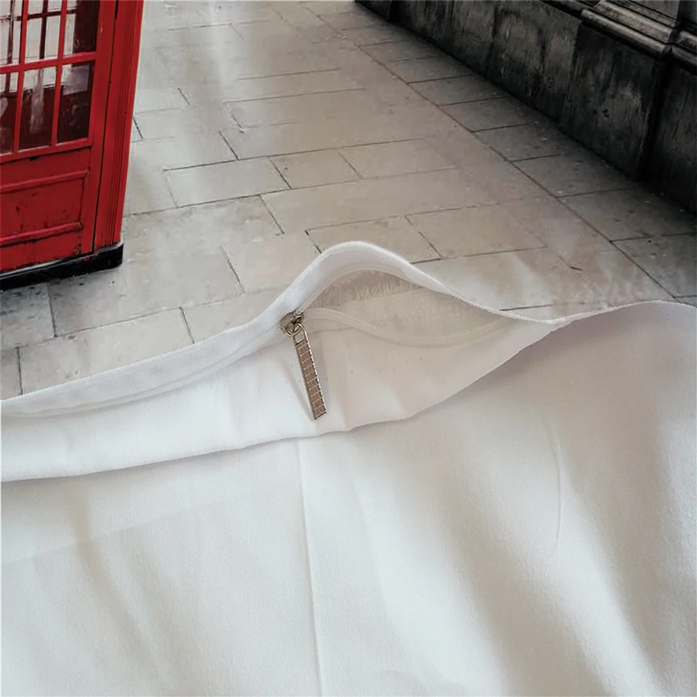 

Free shipping London City Scenery Big Ben Red Telephone Booth Bus Print Bedding Set Quilt Duvet Cover+Pillow Case US AU EU Size