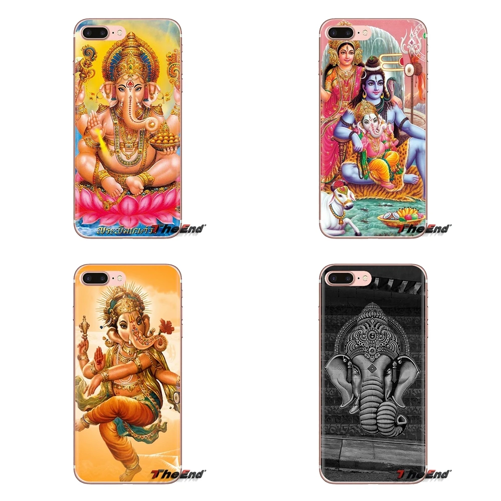 For Samsung Galaxy S3 S4 S5 Mini S6 S7 Edge S8 S9 S10 Plus Note 3 4 5 8 9 Lord Ganesha Hindu God Ganesh Buddha Phone Shell Cases |