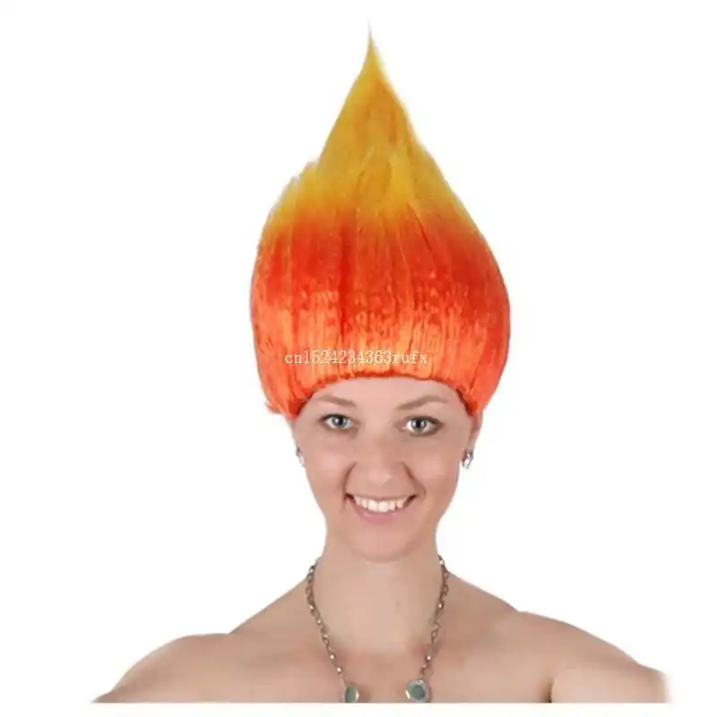 20 шт. парик тролля Поппи для детей 36 см комплект детской одежды маскарада