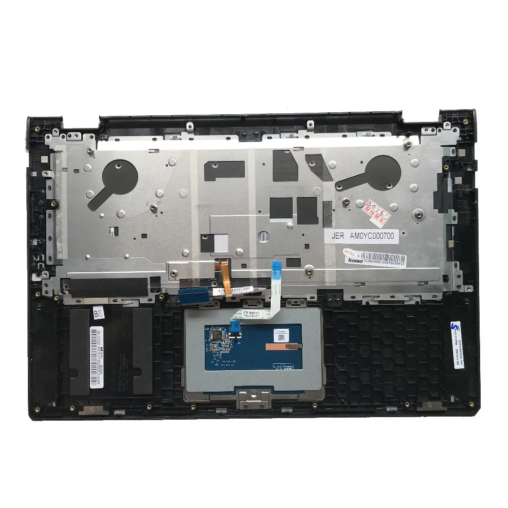 5CB0H35619 For Lenovo Yoga 3 1470 TOP COVER Laptop Keyboard Palmrest Cover US Layout with Touchpad Backliting keyboard black | Компьютеры