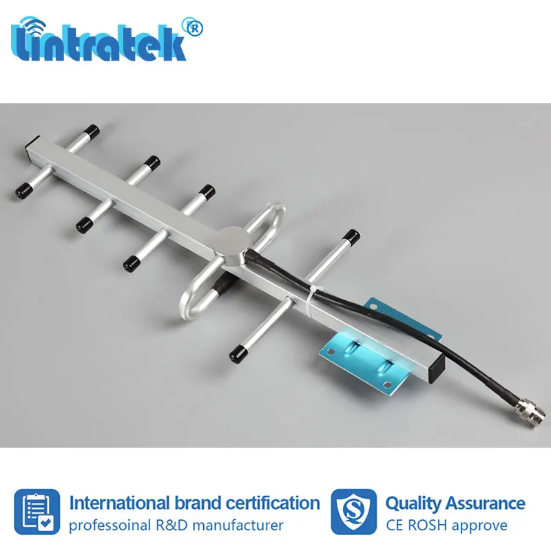 Lintratek 8 дБ усиление 5 единиц Yagi антенна GSM CDMA наружная N женский для сотового