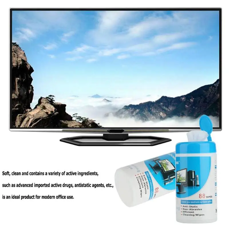 88 шт. мягкие салфетки для очистки экрана ноутбука|Чистящие принадлежности