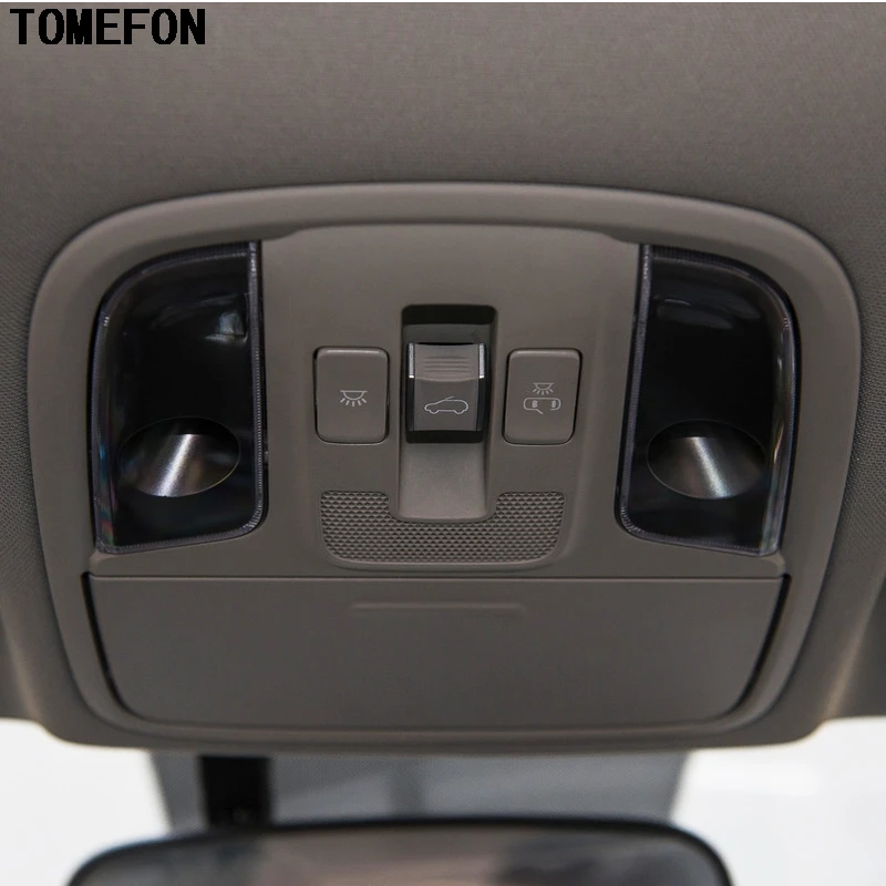 TOMEFON для KIA Sportage 2016 2017 ABS углеродное волокно краска салона автомобиля светильник