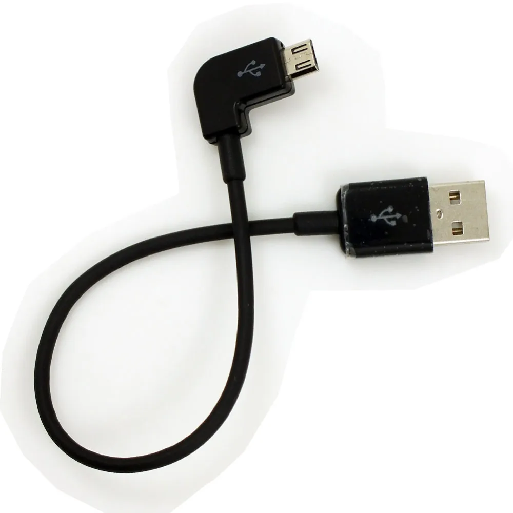Короткий кабель Micro USB 90 градусов 2 А углов для быстрой зарядки Угловое зарядное