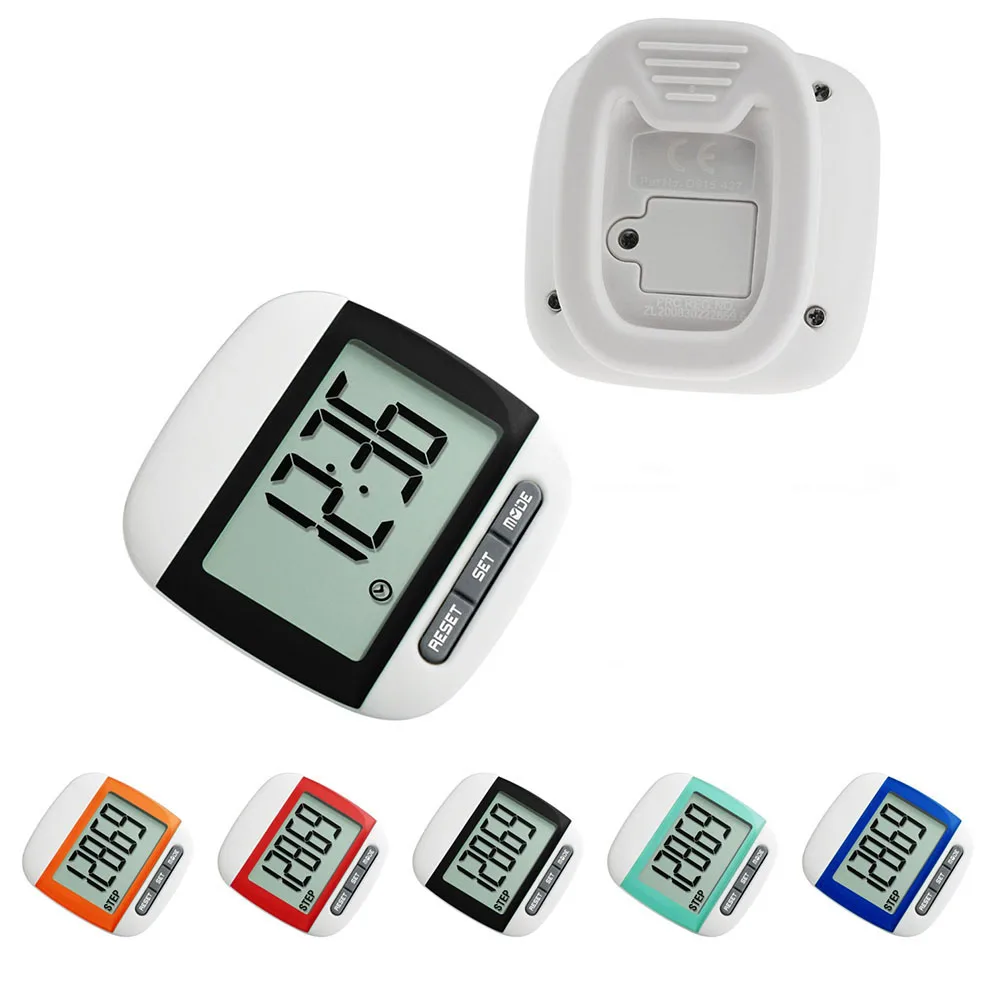 Калорий мини счетчик упражнений lcd бег с зажимом Цифровой Фитнес точный шаг