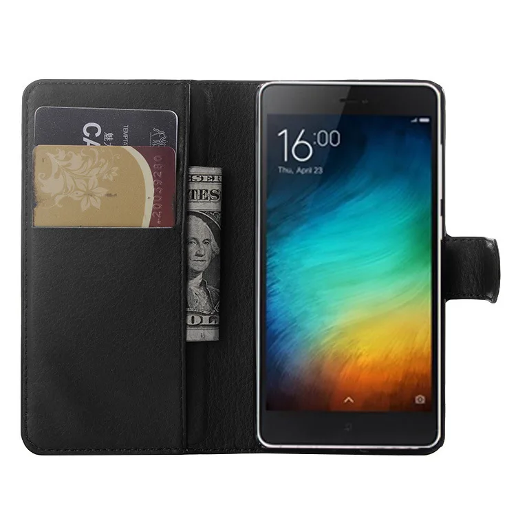 Для Xiaomi mi 4C Case 5.0 дюймов Vintage кожаный Бумажник стенд Флип Карты Провести Фоторамки