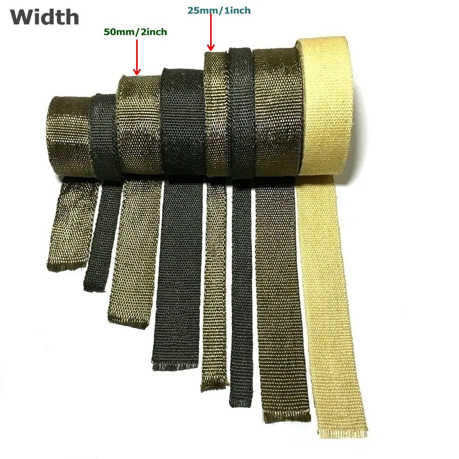 Светодиодная лента 5 м 15ft мотоцикл Выхлопная обертка Лента Автоматическая защита