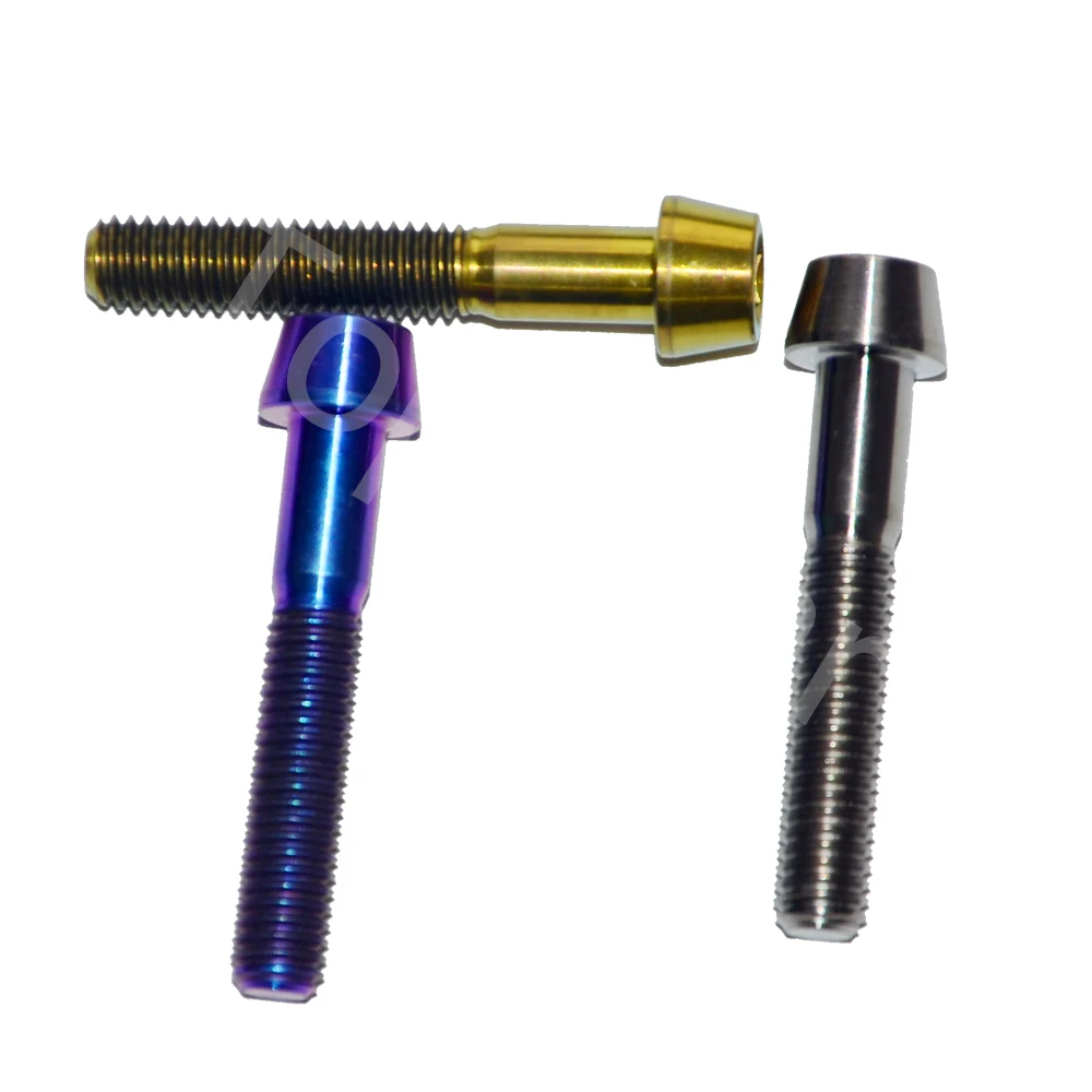 

4 pcs M6 X 35 Grade5 Titanium Bolts for Racing Motorbike