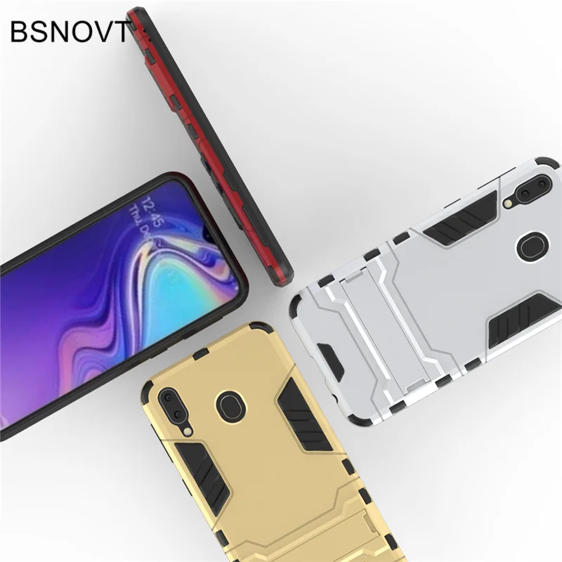 Чехол для телефона samsung Galaxy M20 крышка Мягкий силиконовый + Пластик подставку