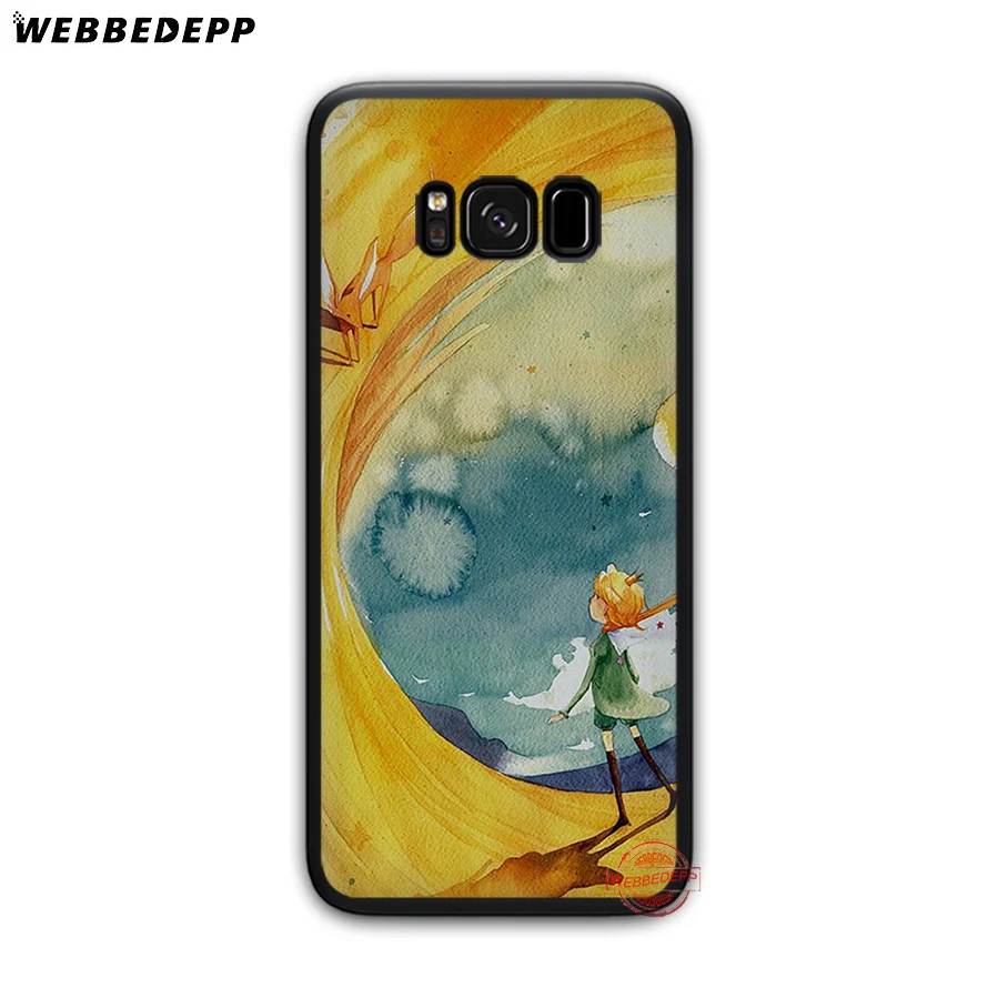 WEBBEDEPP The Little Prince Soft Case for Samsung A6 A7 A8 A9 J6 2018 S6 S7 S8 S9 S10E S20 Ultra Note 8 9 10 Lite Plus | Мобильные