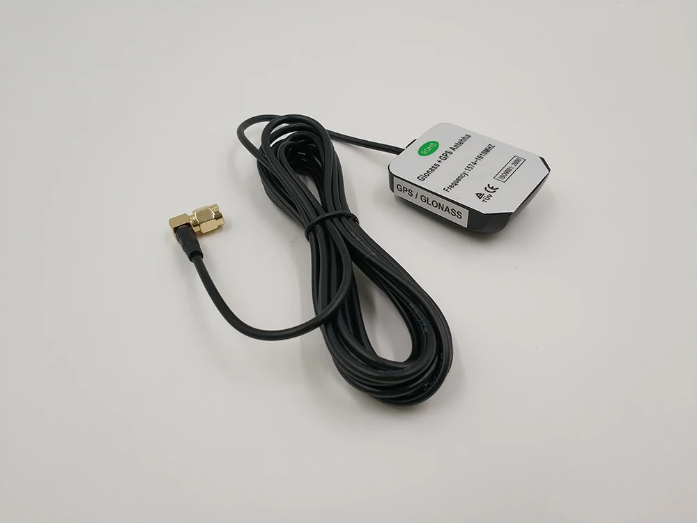 Внешняя gps ГЛОНАСС двойная антенна, высокая гианская активная патч керамическая антенна, ГНСС антенна, SMA мужской разъем изгиба