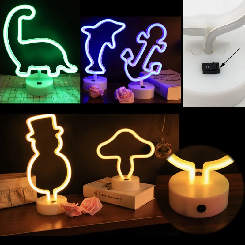 Ретро мультфильм любовь Светодиодный светлая неоновая вывеска ручной работы