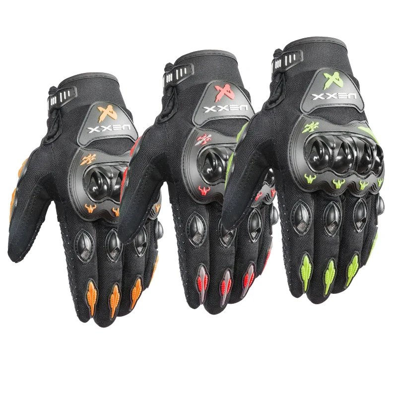 Quality Fine Full Finger Motos Riding Guantes Motorcycle Gloves Motorbike Motocross Protective Gears Glove M- XXL Large Size New |