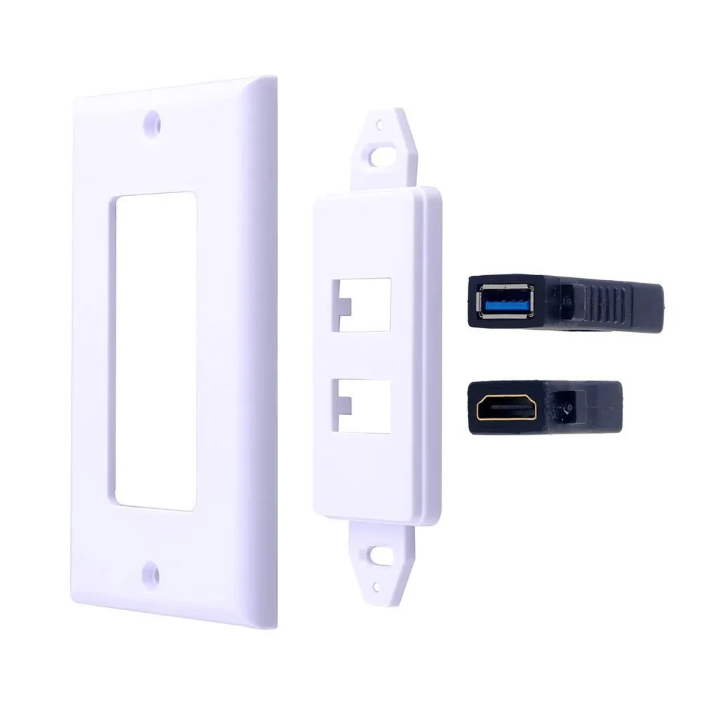 HD панели USB3.0 Бесплатная пайки прямой разъем гнездо компьютера двухпортовый