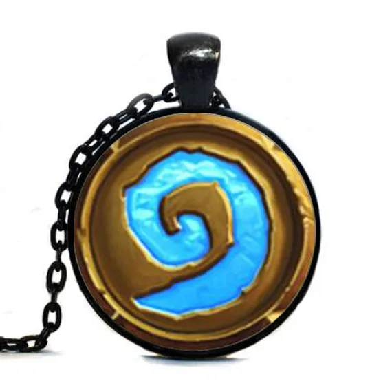 Wow World of Warcraft ожерелье с логотипом Heartstone Game gamer подвеска в стиле стимпанк бронзовая