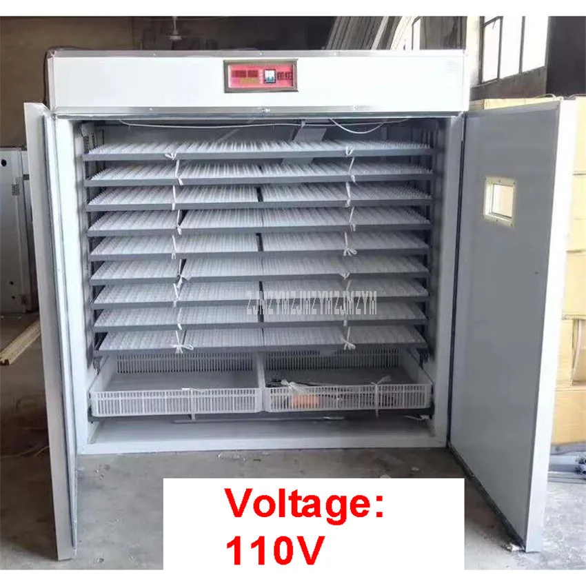 Voltage 110V Цифровой коммерческий автоматический инкубатор для яиц большой емкости 2112 шт. инкубационный инкубатор для яиц курицы, утки, гуся, птицы - Цвет: Voltage 110V