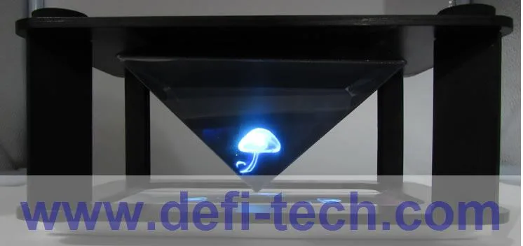 DfLabs DIY 3D Голографическая проекционная пирамида для ПК pad 2 ipad мВ проектор|3d holographic