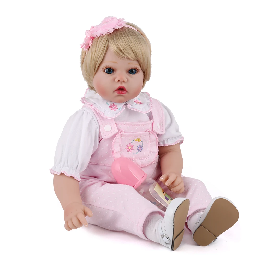 22 &quotкуклы Reborn Baby doll силиконовые виниловые Новорожденные 55 см Рождественский
