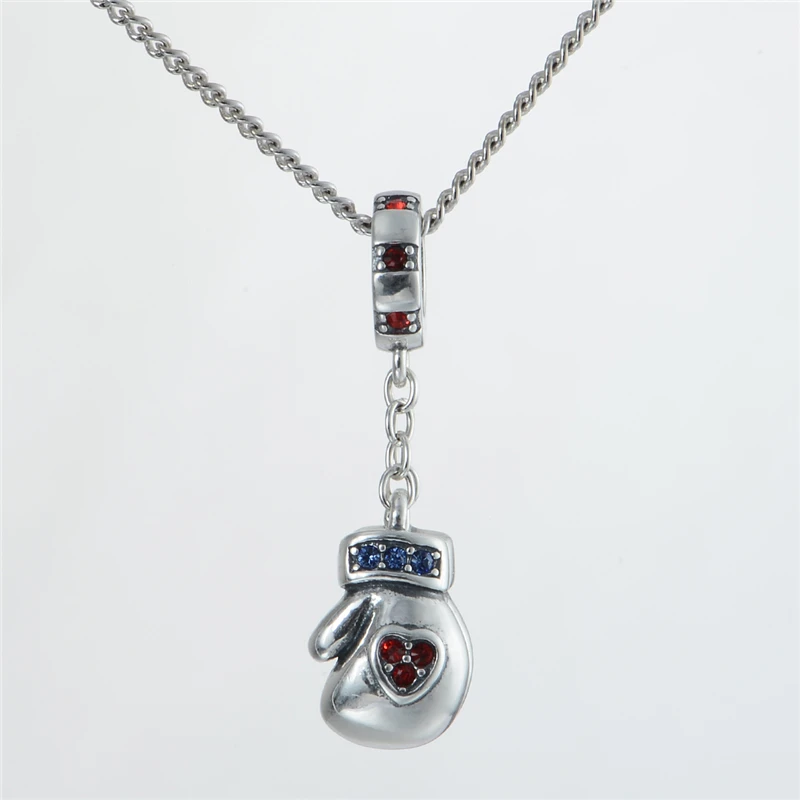 Серебряный 925 Ювелирная Перчатка из бисера Рождественский подарок Семья