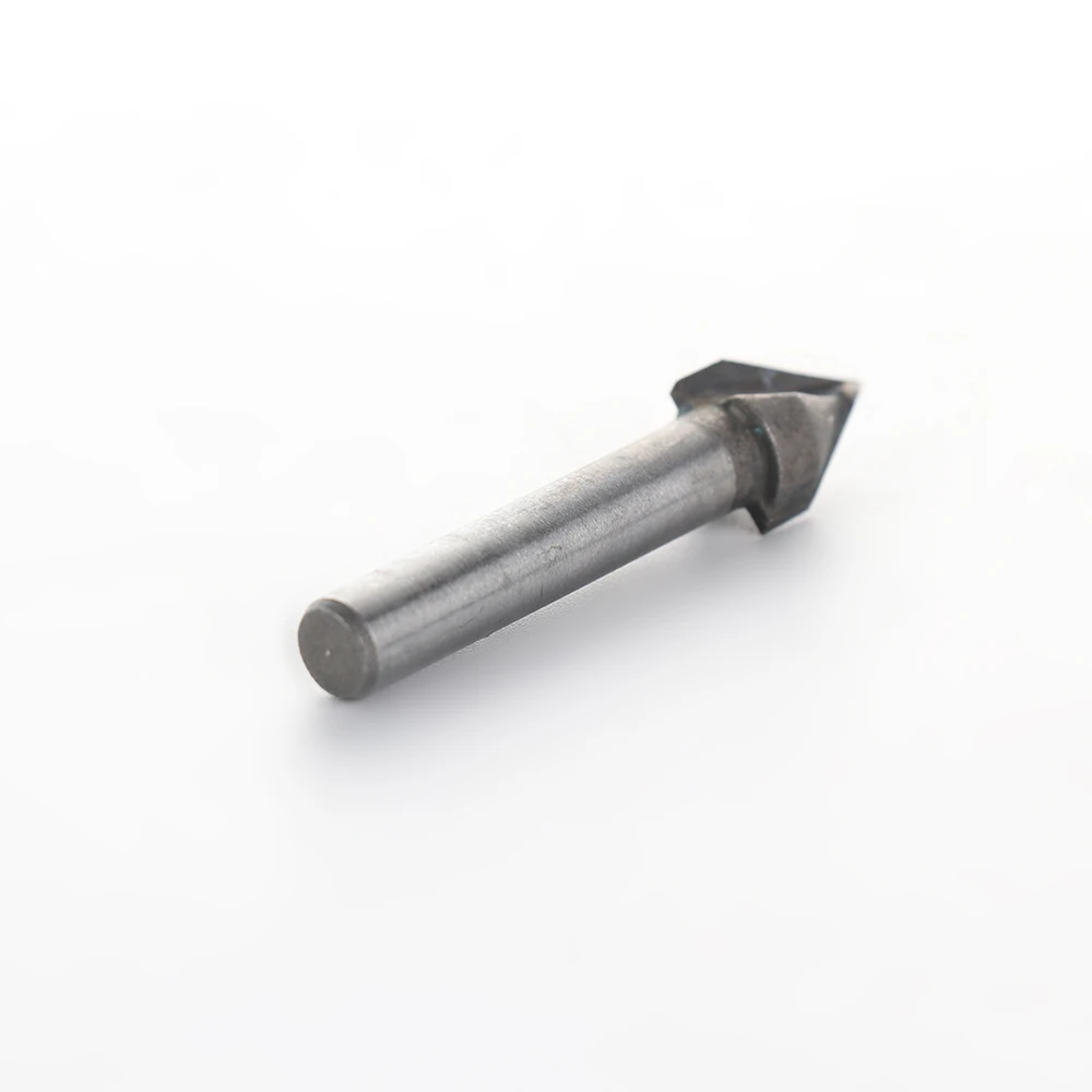 60 градусов CNC V паз фреза 1/4 &quotхвостовик гравировальный деревообрабатывающий