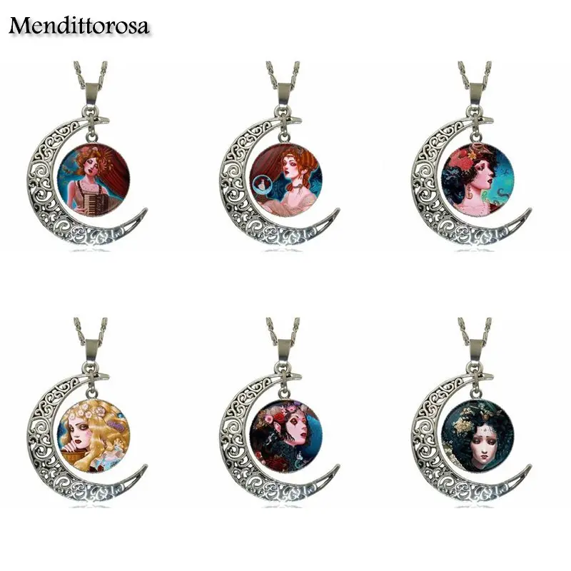 EJ глазурь для рождественского подарка дизайн модный стеклянный полумесяц