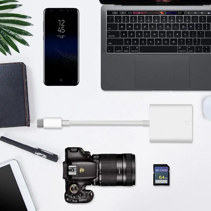 EASYA OTG usb type C кард-ридер для мини SD карты памяти адаптер для samsung S8/S9/Note 9 huawei Mate10/P20 Macbook Pro