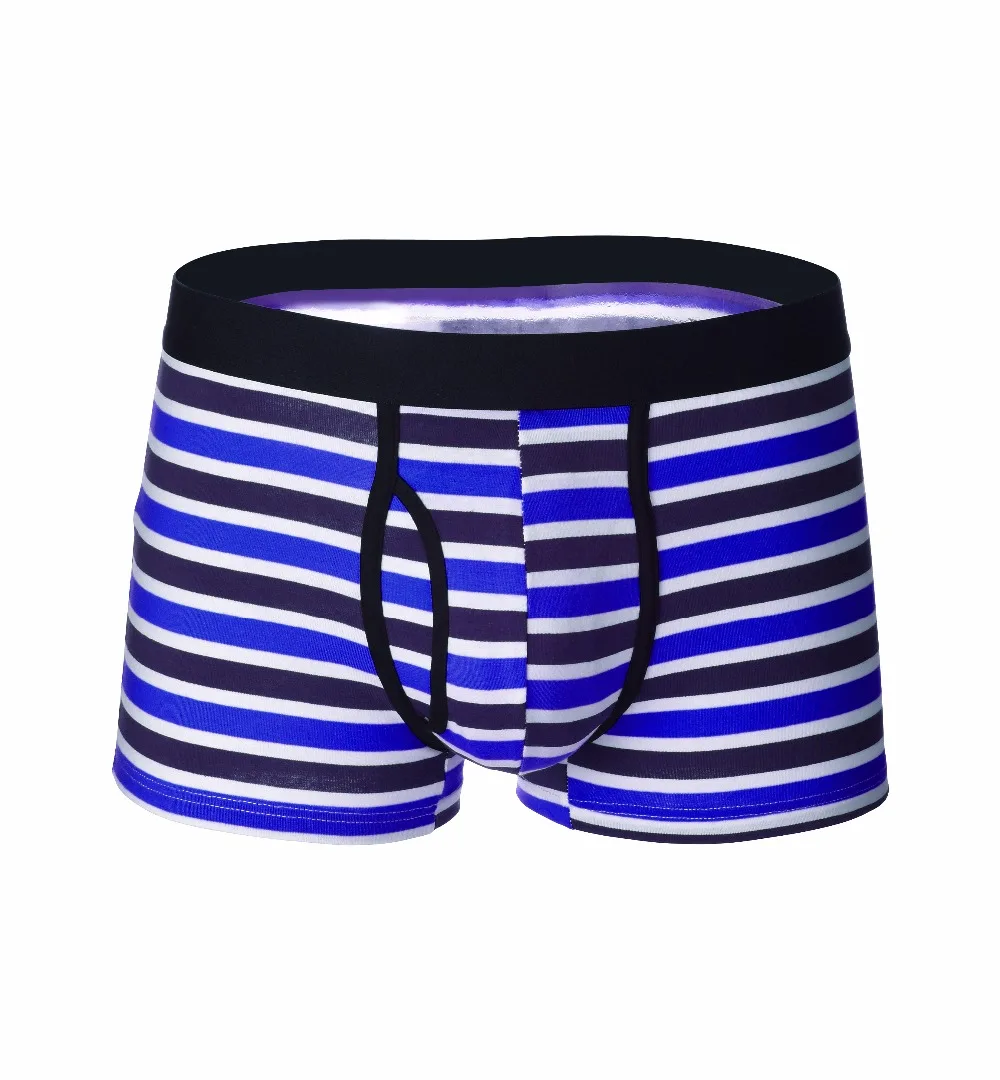 Трусы-боксеры мужские 4 шт./лот хлопковые шорты дышащие однотонные удобные