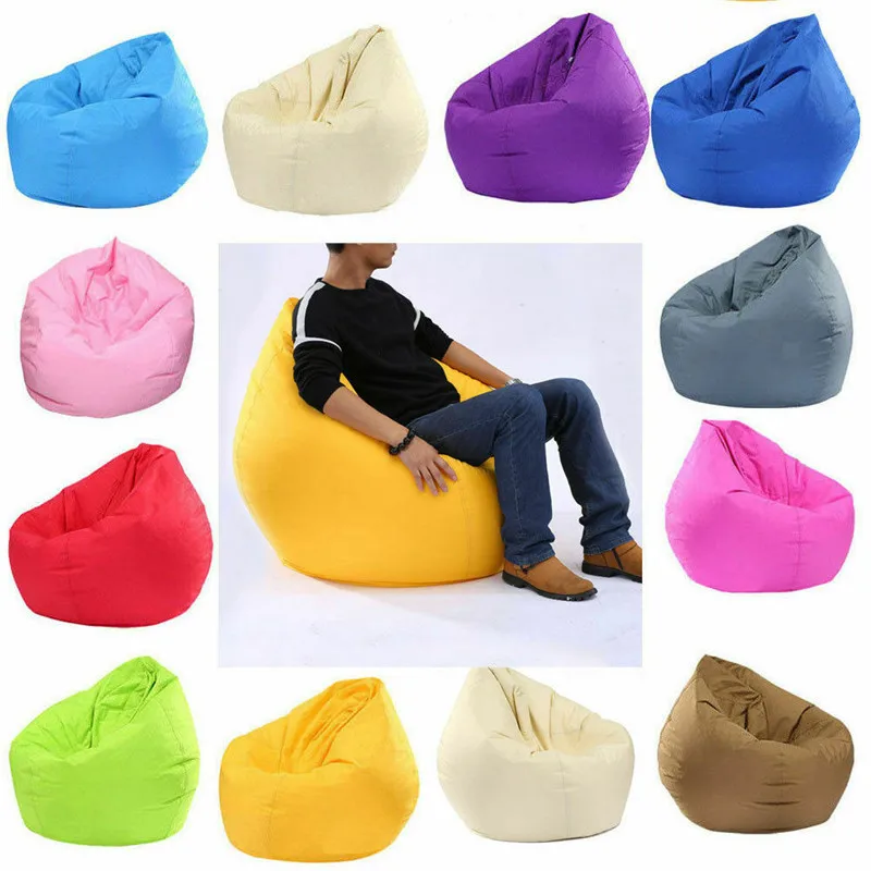 Большое Кресло-мешок Gamer Beanbag Чехлы для взрослых игровой сад большая рука стул