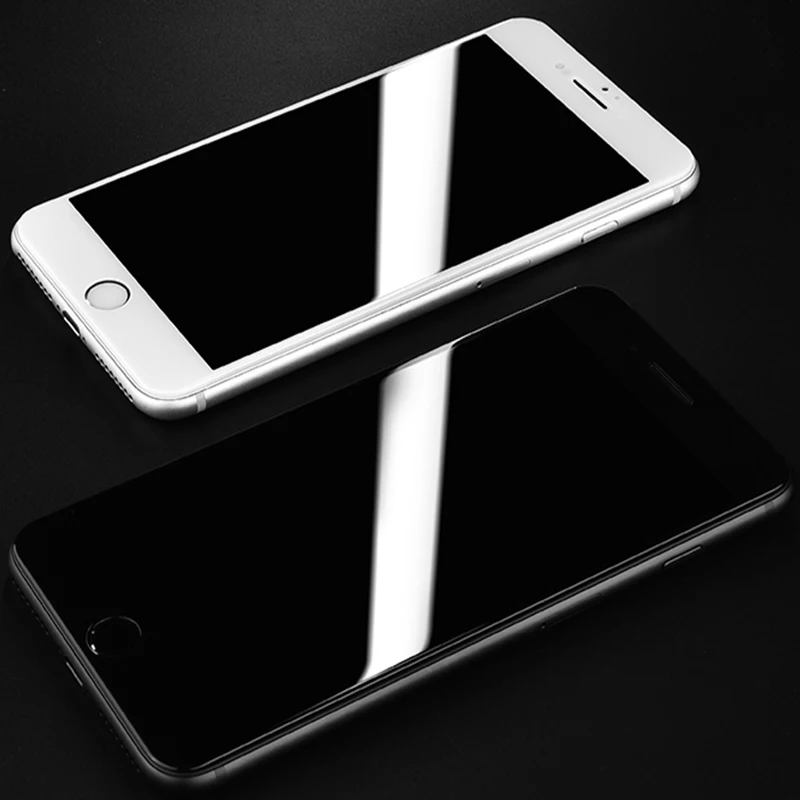 Закаленное стекло 5D с полным покрытием для iPhone X XS MAX XR Защитное Iphone 7 8 6 6S Plus 5 S SE 5C 5se