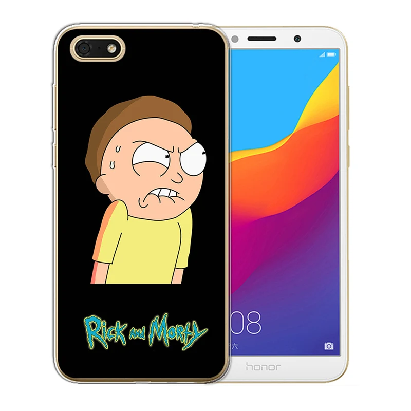 Luxury fashion Rick And Morty Phone Case Cover For Huawei Mate 20 Pro Lite Honor 6A 6X 7 7X 7C 7A 8 8X 9 10 funda shell capa |