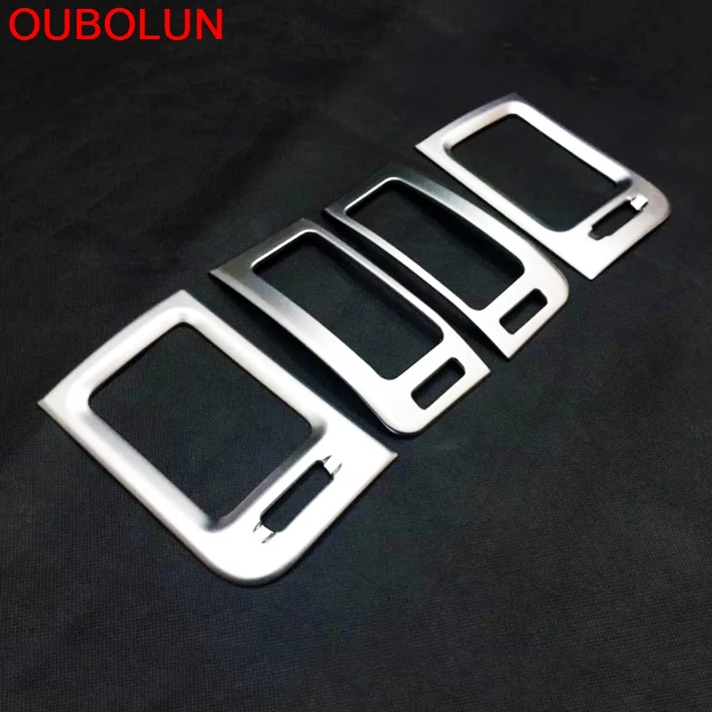 OUBOLUN ABS хром для Nissan X Trail T31 2008 до 2013 XTrail Передняя вентиляционная крышка средняя