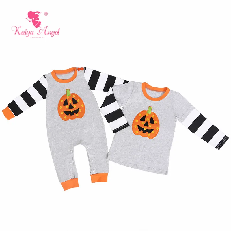Kaiya Angel/Лидер продаж модные оранжевые хлопковые комбинезоны для новорожденных
