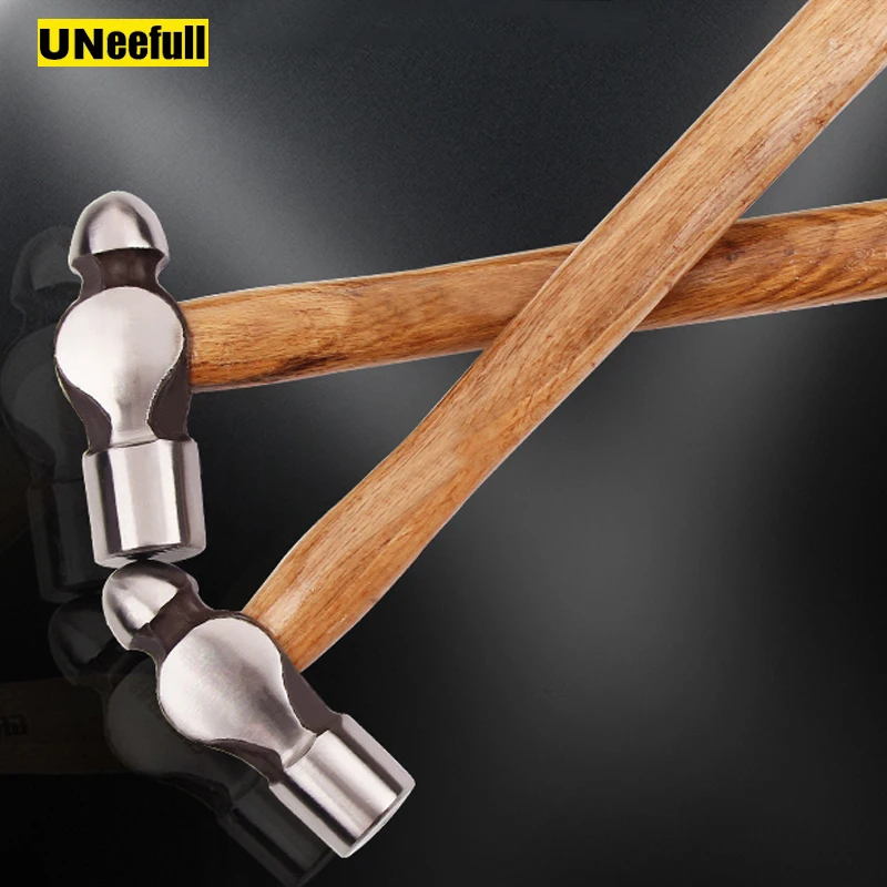 UNeefull деревянной ручкой с круглой головкой молоток для орехов ножа ручной