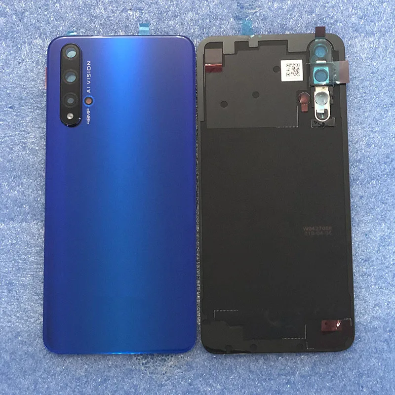 Для 6,2" huawei Honor 20 Axisinternational 3D Стекло задняя Батарея крышка чехол+ 3 М Стикеры+ Стекло объектив+ вспышка+ Камера рамка