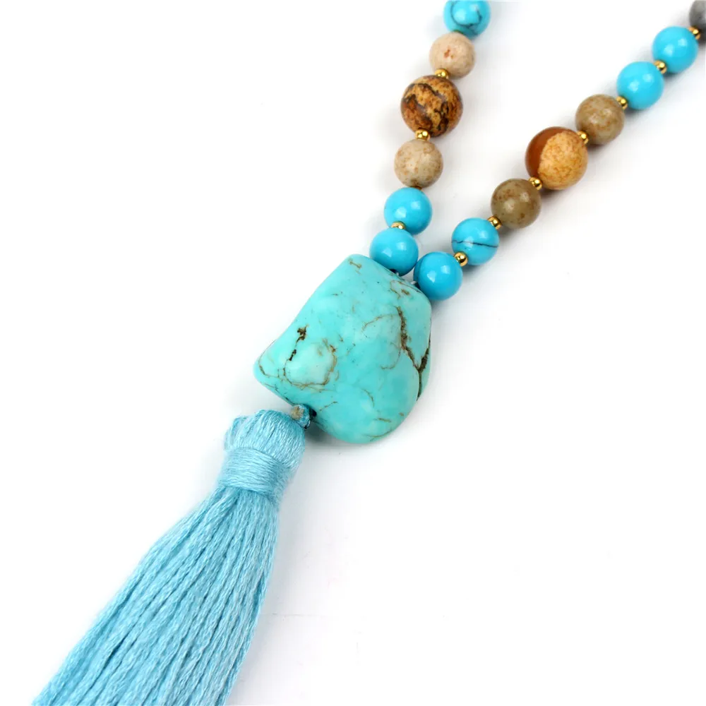 Винтажная этнический стиль ожерелье черные стразы бисерные длинные свитера цепи