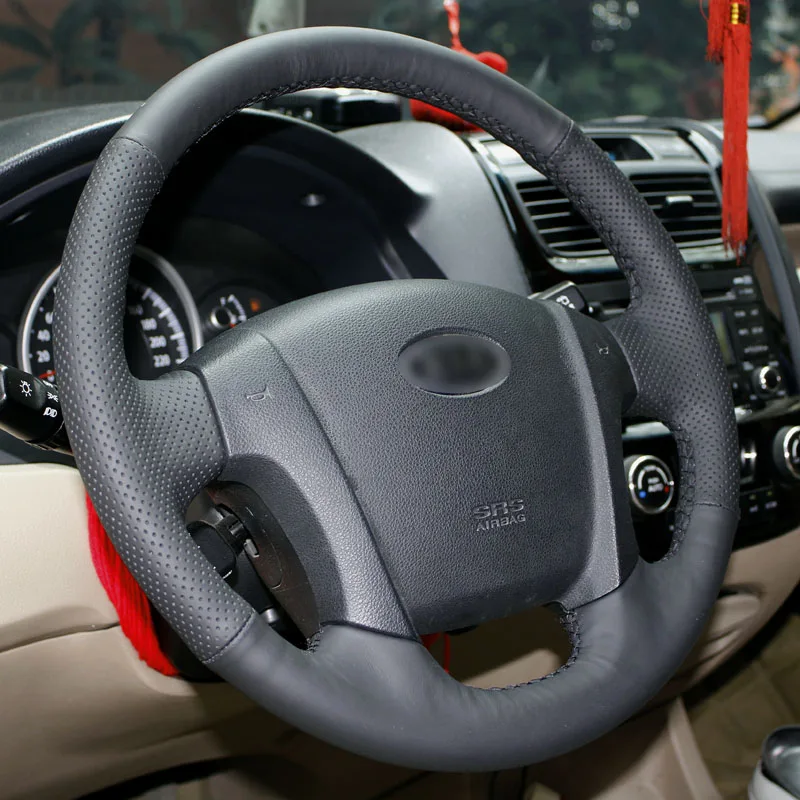 Чехол на руль BANNIS для Kia Sportage 2 2005 2010 2009|Чехлы руль| |