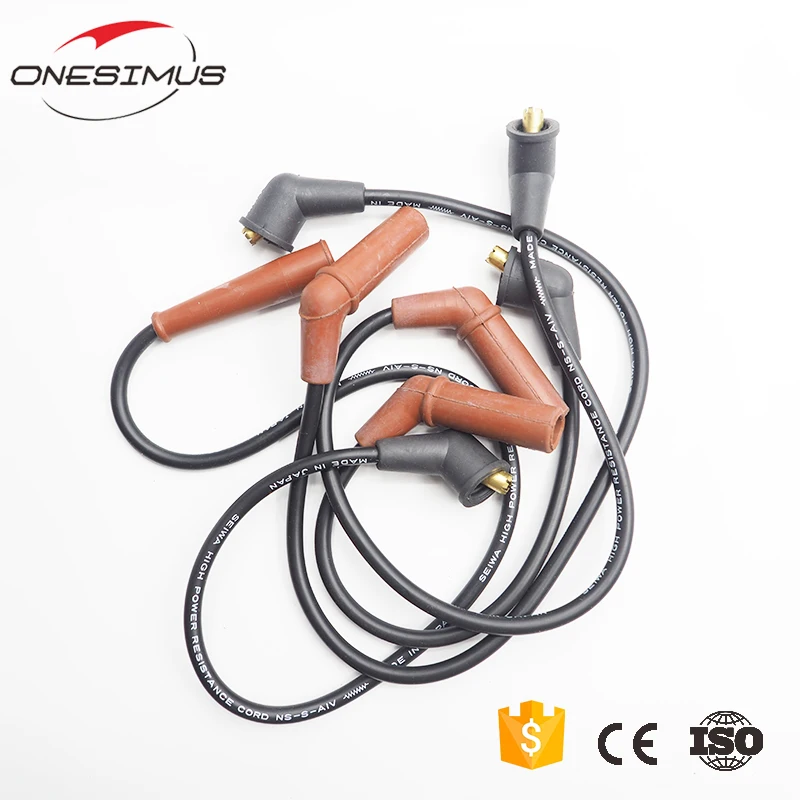 Модель двигателя для 3E/4EFE/5EFE/4AFE/5AFE/7A/3SFE/4S/5SFE силиконовые Свечей Зажигания Провода Комплект Toyota Запчасти|Набор