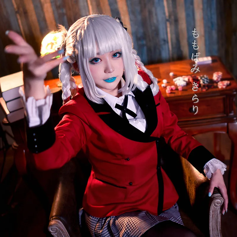 Coshome Kakegurui компульсивный игрок Jabami Yumeko Igarashi Sayaka Косплей Костюмы Школьная форма