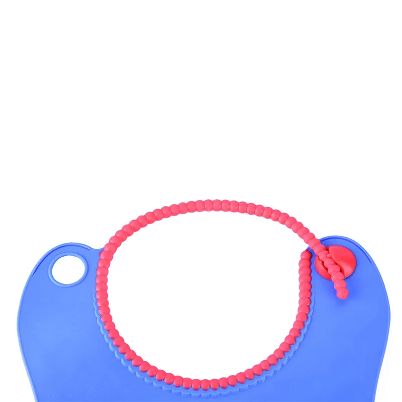 Детский силиконовый слюнявчик цветной водонепроницаемый одноразовый нагрудник