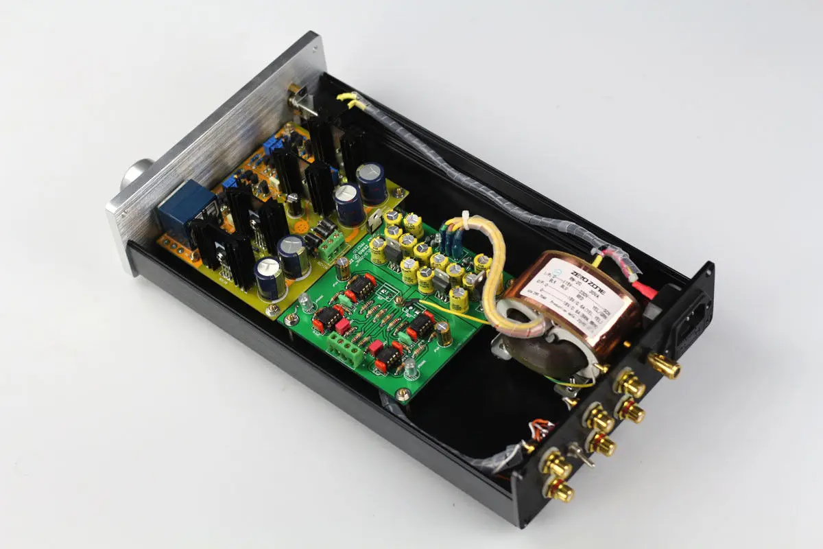 ZEROZONE готовый hifi класс A Фет предусилитель/RIAA мм предусилитель фонаря|Усилители