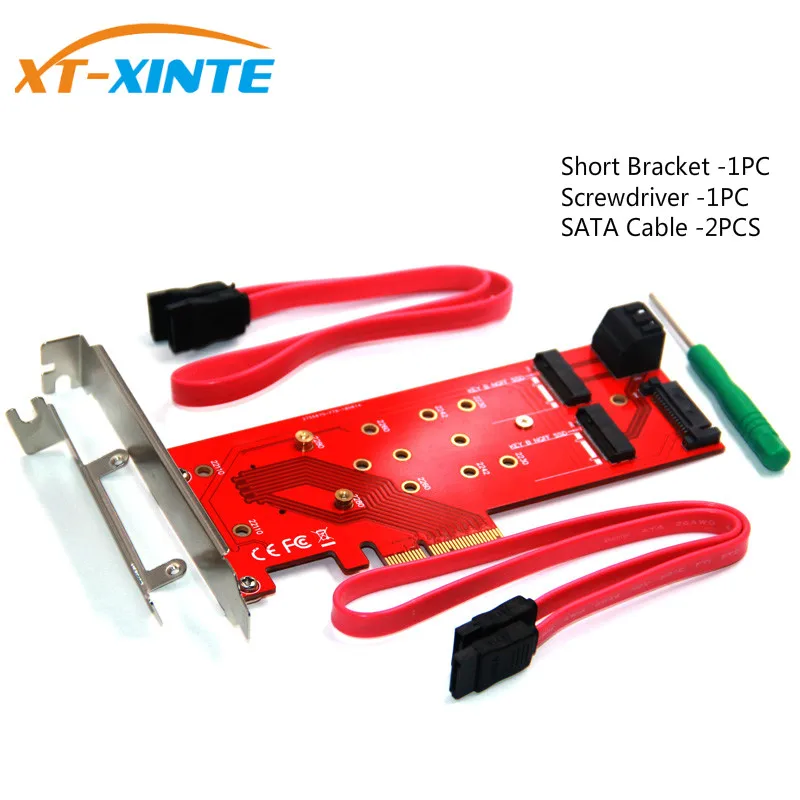 XT XINTE 3 интерфейс s M.2 SSD к PCIE X16 карта расширения M Key B Ключ интерфейсная поддержка PCI