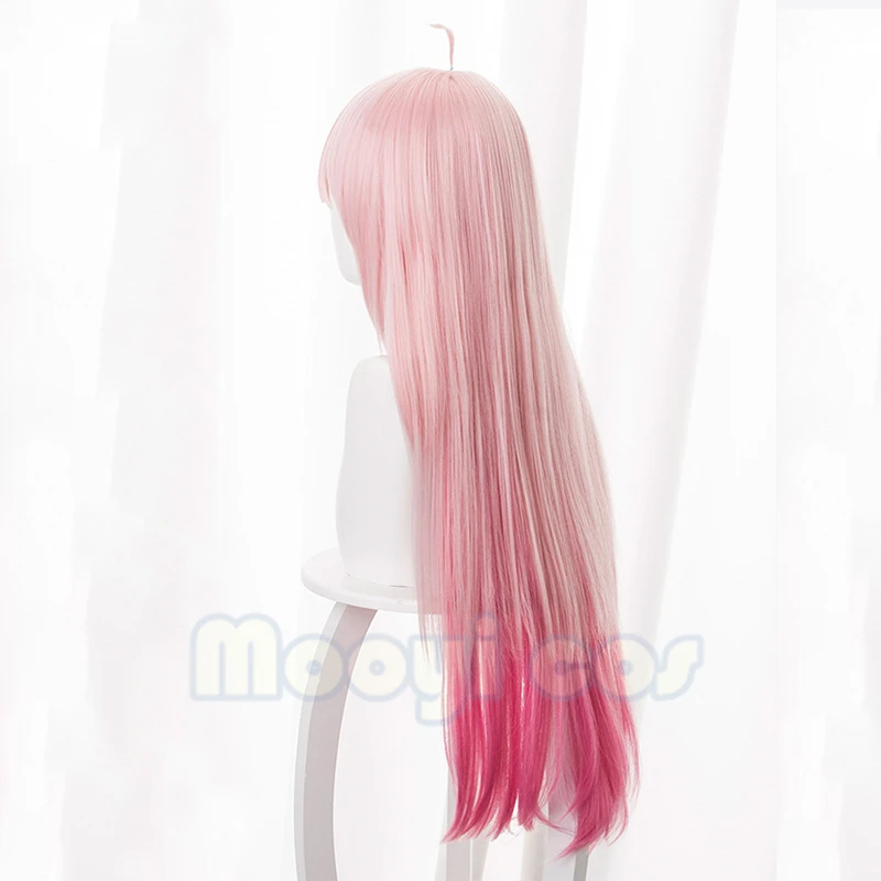 

Maou-sama Retry! Luna Elegant Cosplay Wigs for Women 80cm Long Heat Resistant Synthetic Hair Pink Gradient Red Anime Cos Wig