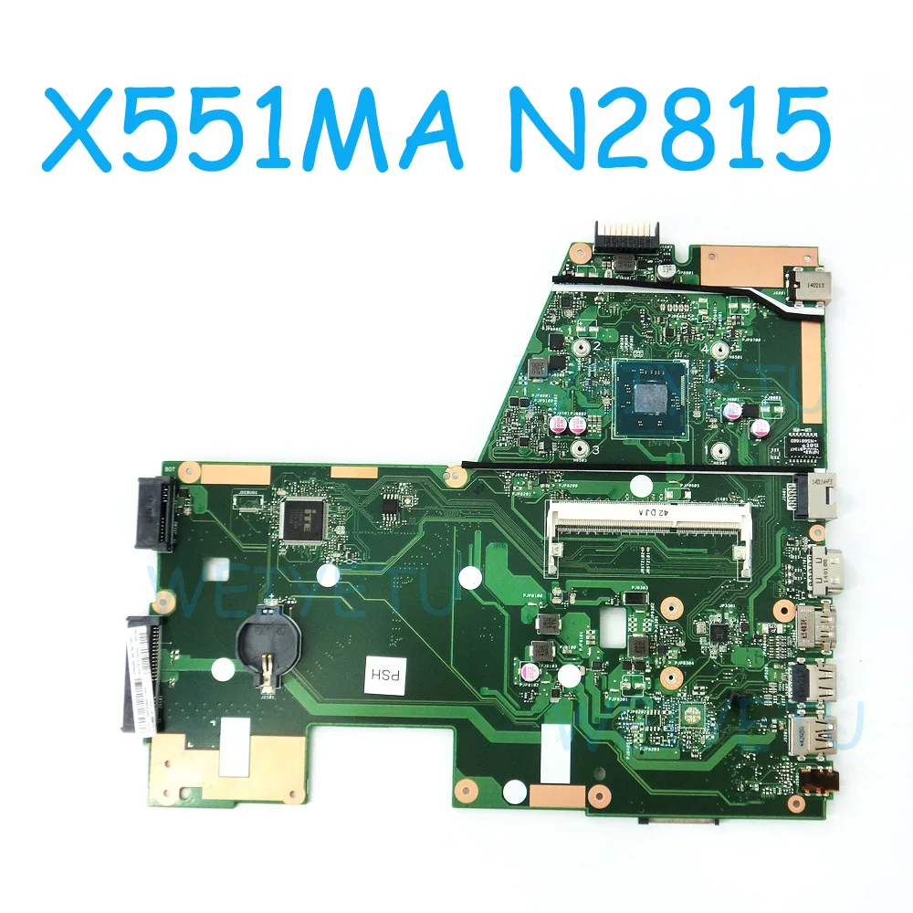 

X551MA N2815 CPU mainboard For Asus X551MA D551MA F551MA Laptop Motherboard With N2815 CPU 60NB0480-MB1500 FREE SHIPPING