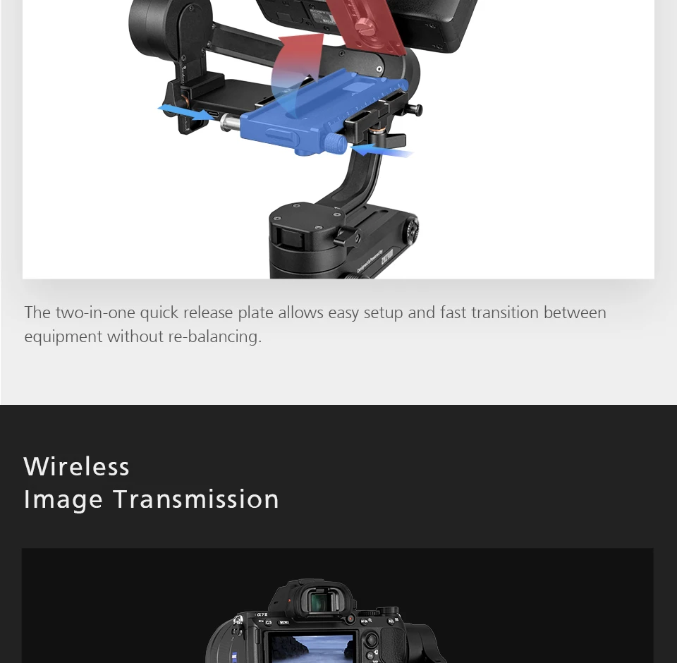 DHL Zhiyun WEEBILL LAB 3-осевой ручной карданный стабилизатор практически для всех беззеркальных камер, смартфонов, максимальная поддержка 3 кг